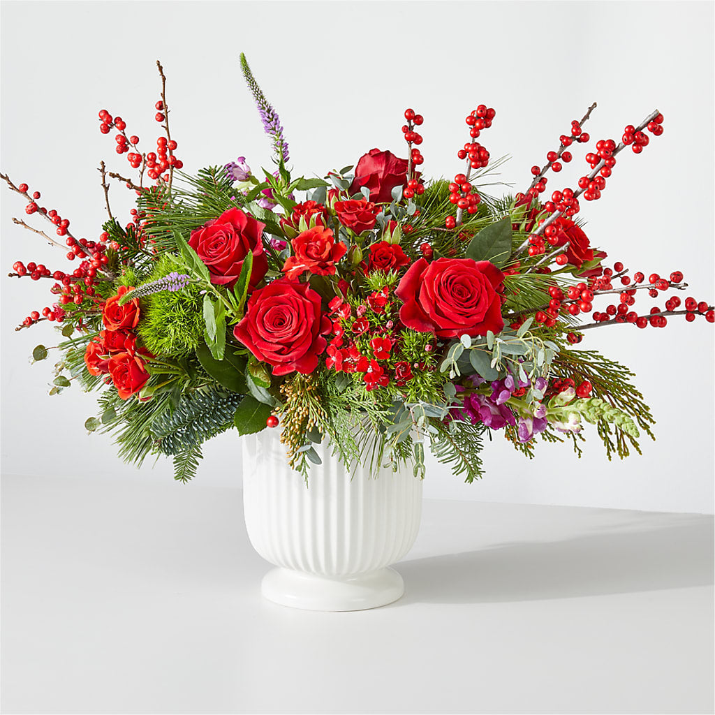 Big Red Bow Bouquet – ANDREA'S FLOWERS ORLANDO, Orlando FL