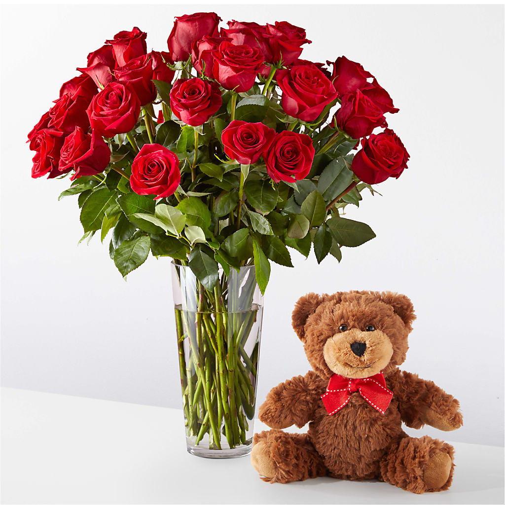 Romantic Long Stem Red Rose Bouquet Bundles – ANDREA'S FLOWERS ORLANDO, Orlando FL