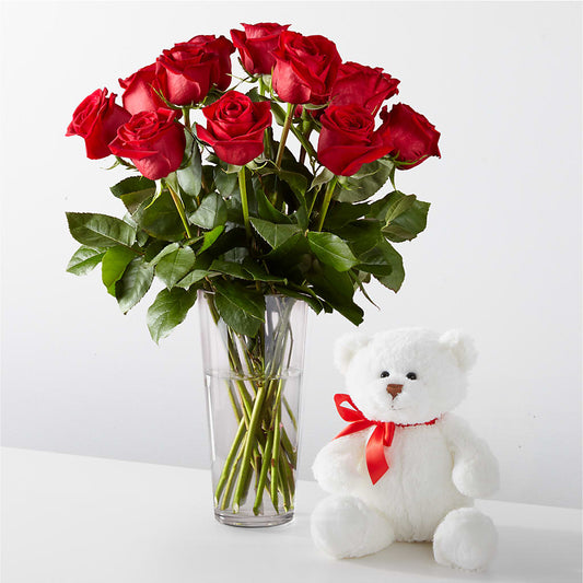 Romantic Long Stem Red Rose Bouquet Bundles – ANDREA'S FLOWERS ORLANDO, Orlando FL