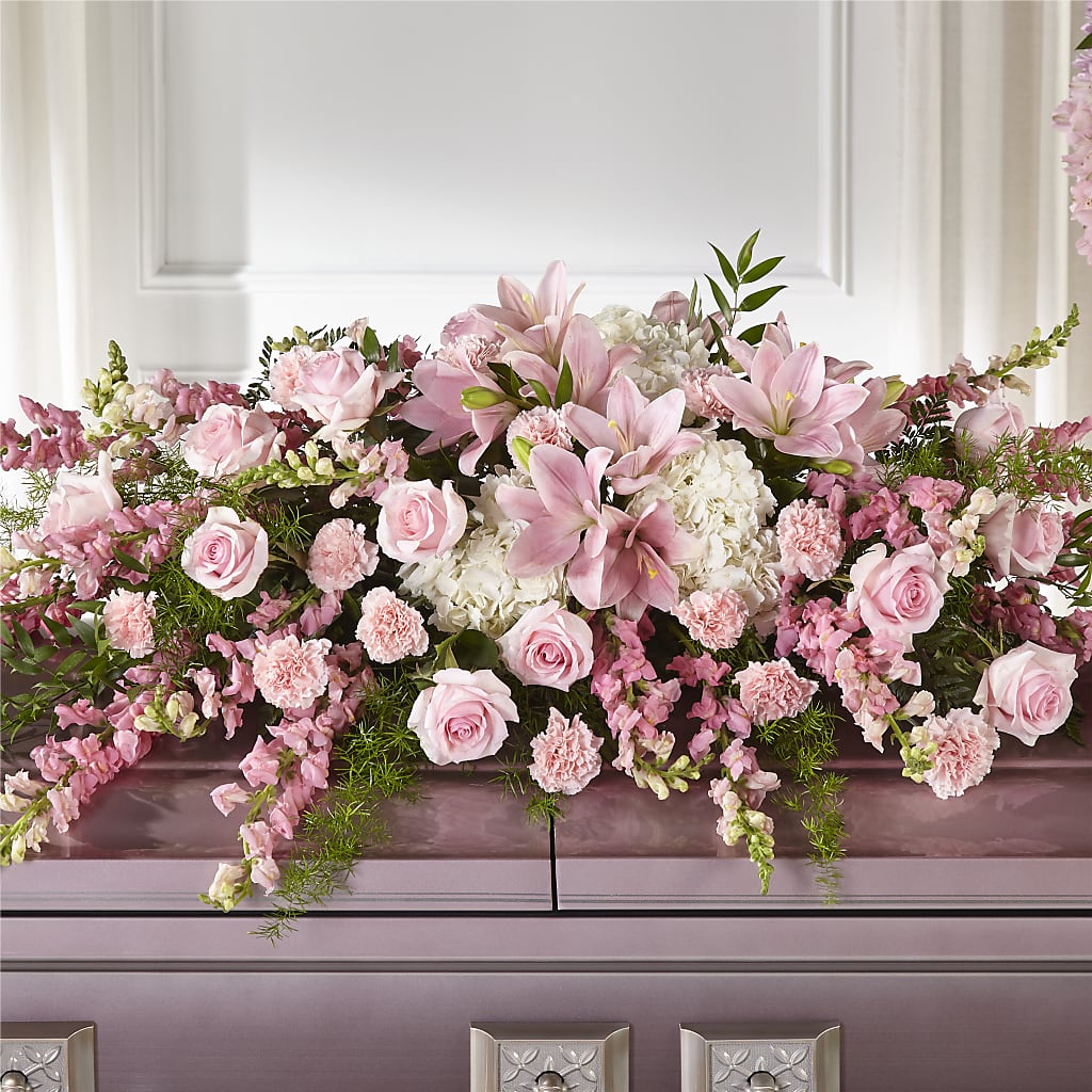 Life & Remembrance Casket Spray – ANDREA'S FLOWERS ORLANDO, Orlando FL