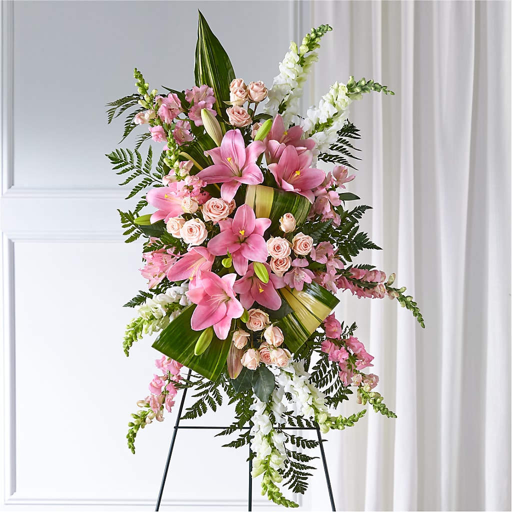 Elegant Embrace Standing Spray – ANDREA'S FLOWERS ORLANDO, Orlando FL