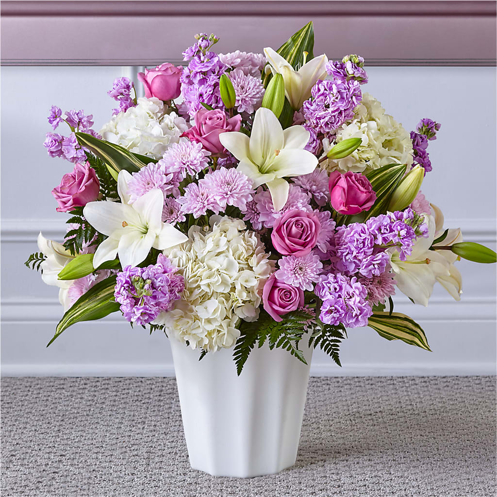 Heaven Sent Floor Basket – ANDREA'S FLOWERS ORLANDO, Orlando FL