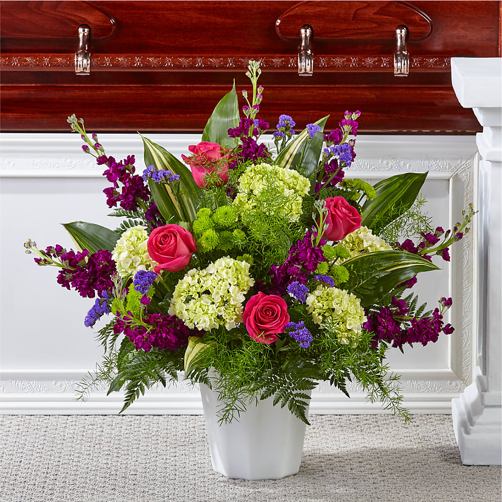 Beautiful Horizons Floor Basket – ANDREA'S FLOWERS ORLANDO, Orlando FL
