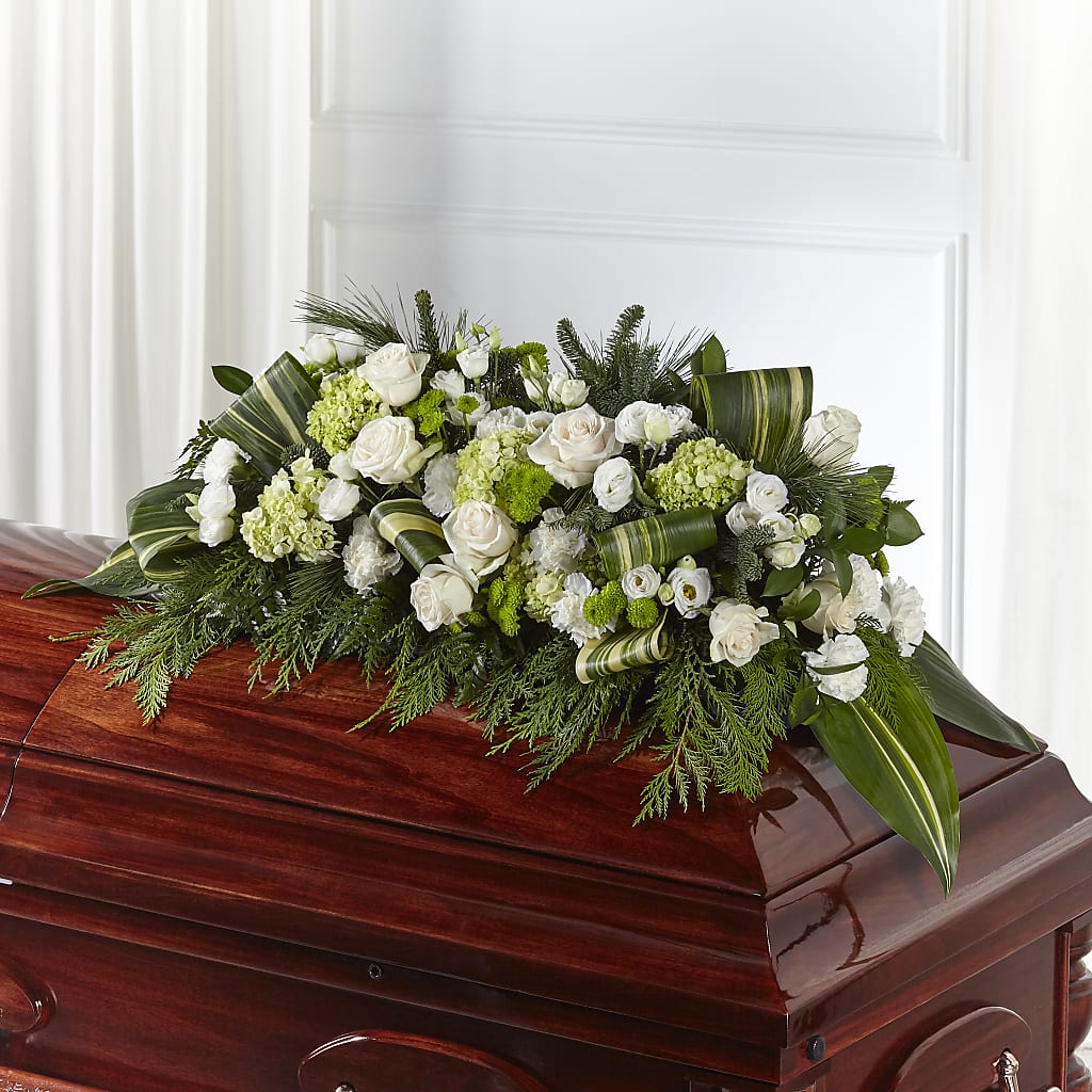 Hopeful Gesture Casket Spray – ANDREA'S FLOWERS ORLANDO, Orlando FL