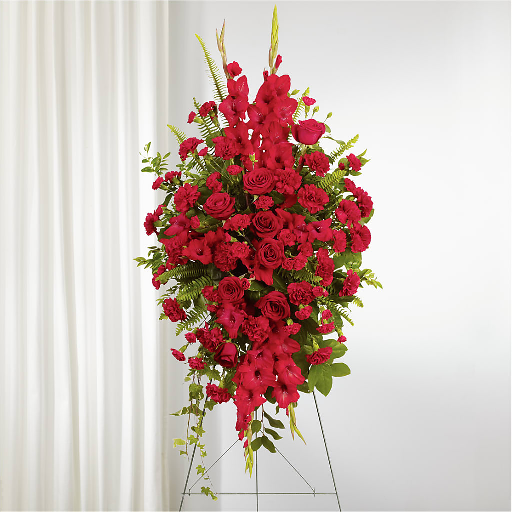 From the Heart Standing Spray – ANDREA'S FLOWERS ORLANDO, Orlando FL