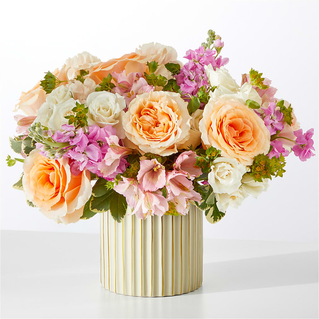 Paradise Bouquet with Ivory Vase – ANDREA'S FLOWERS ORLANDO, Orlando FL