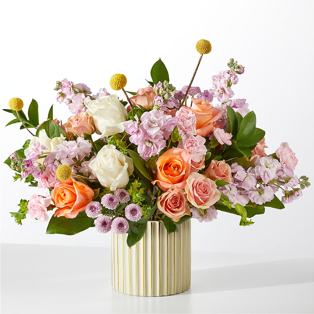 French Market Bouquet with Ivory Vase – ANDREA'S FLOWERS ORLANDO, Orlando FL