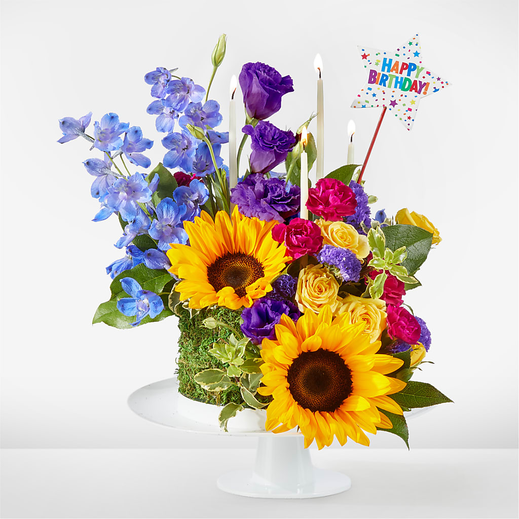 Star of the Day Floral Cake – ANDREA'S FLOWERS ORLANDO, Orlando FL