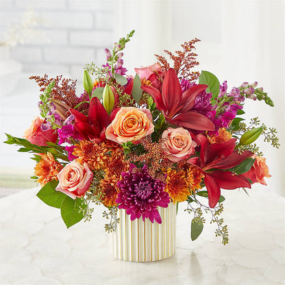 Burgundy Landscape Bouquet – ANDREA'S FLOWERS ORLANDO, Orlando FL