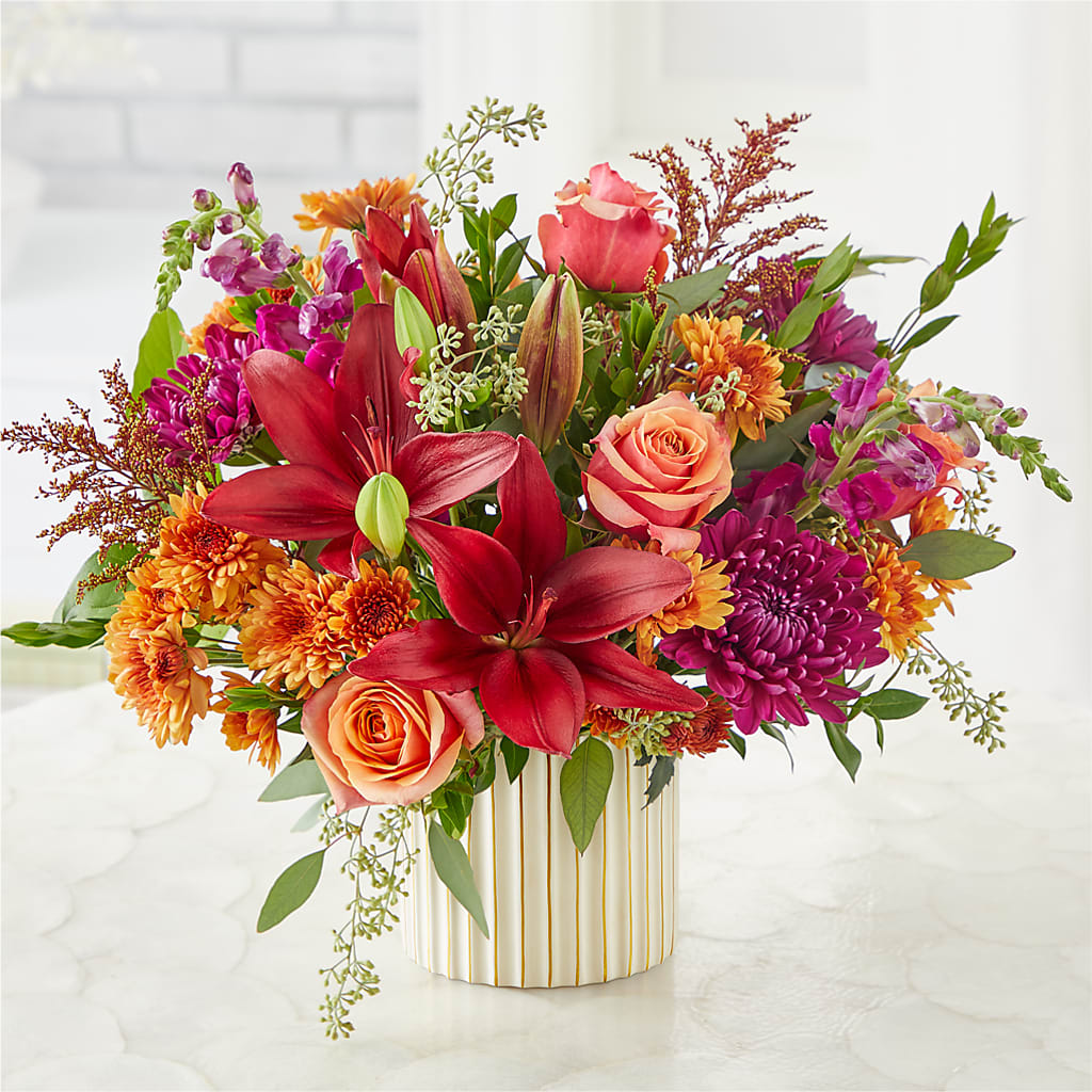 Burgundy Landscape Bouquet – ANDREA'S FLOWERS ORLANDO, Orlando FL