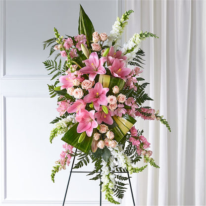 Elegant Embrace Standing Spray – ANDREA'S FLOWERS ORLANDO, Orlando FL