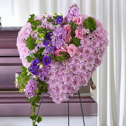 Treasured Love Standing Heart – ANDREA'S FLOWERS ORLANDO, Orlando FL