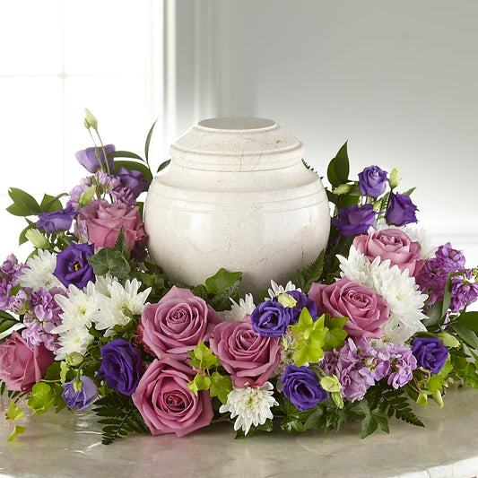 Blooming Sympathy Cremation Adornment – ANDREA'S FLOWERS ORLANDO, Orlando FL