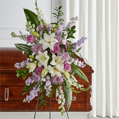 Grateful Hearts Standing Spray – ANDREA'S FLOWERS ORLANDO, Orlando FL