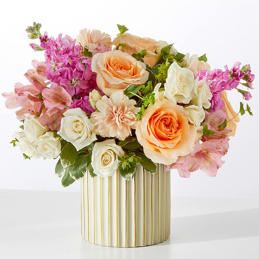 Paradise Bouquet with Ivory Vase – ANDREA'S FLOWERS ORLANDO, Orlando FL