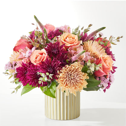 Berry Cobbler Bouquet with Ivory Vase – ANDREA'S FLOWERS ORLANDO, Orlando FL