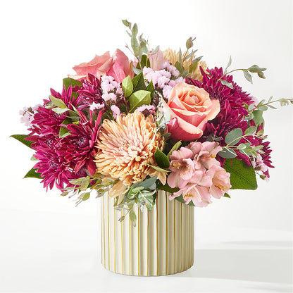 Berry Cobbler Bouquet with Ivory Vase – ANDREA'S FLOWERS ORLANDO, Orlando FL