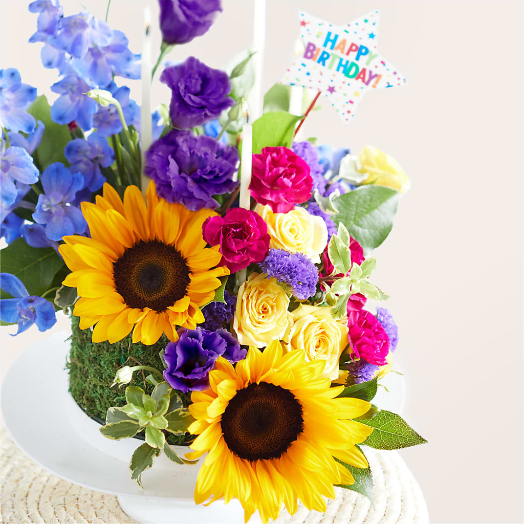 Star of the Day Floral Cake – ANDREA'S FLOWERS ORLANDO, Orlando FL
